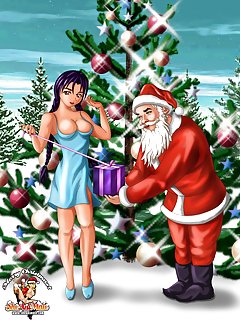 Christmas Toon Santa Porn - Ladyboy Santa Toon | Anal Dream House