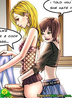 Threesome party with cartoon girls - photo 7 