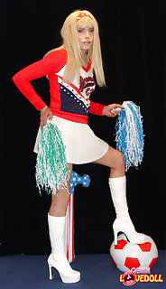 Candi Lovedoll In Cheerleader Uniform