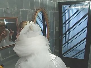 Outrageously Smut TS Bride Having Sex With Guy