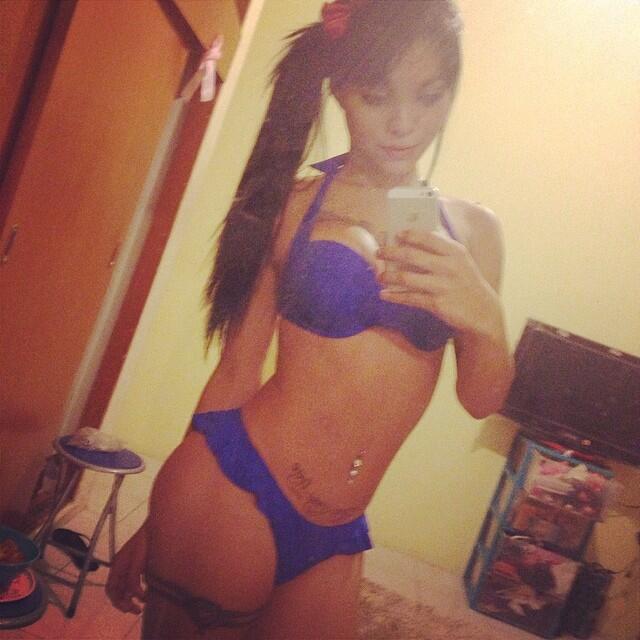 Kim Kaoz Blue Bikini Ts Selfie Ilovebrownandasianpussy