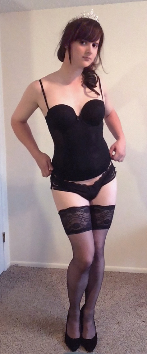 Tgirl In Lingerie