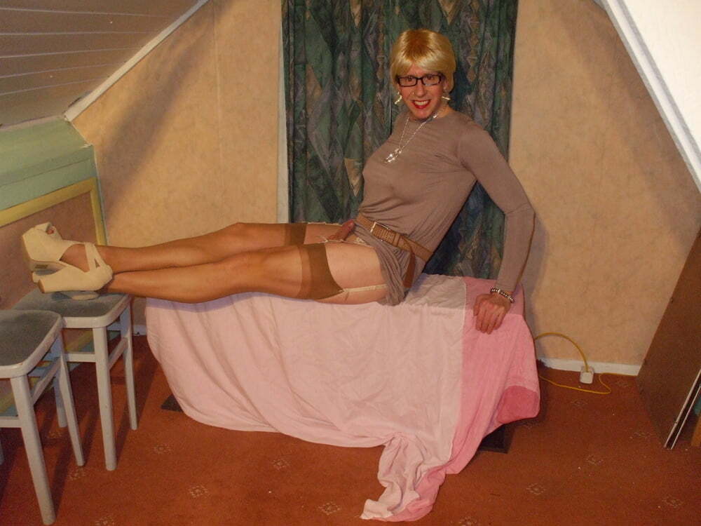 Miss Moorcock And Her Tan Stockings Photo 30