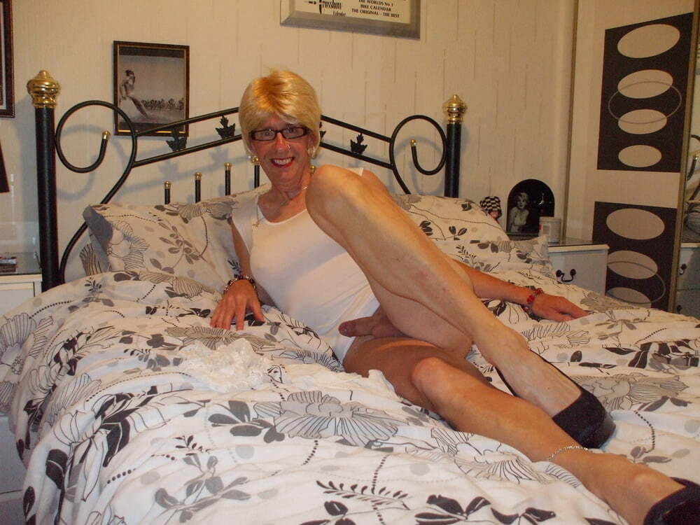 Miss Moorcock Loves To Expose Herself At Home In White Photo 20