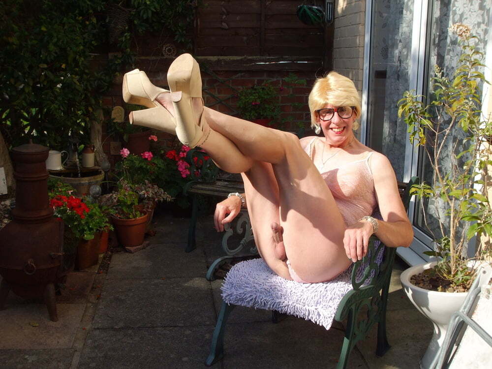 Miss Moorcock Disports Herself In Her Sunny Garden Photo 10