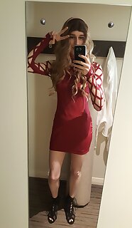 Red clothes and Hotel Rooms :P