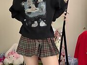  i hope this skirt is appropriate enough for college | Tranny Update | Porn videos