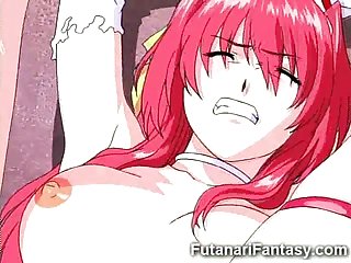 Toon Futanari Cums On Girl