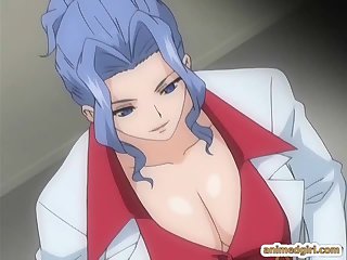 Shemale hentai doctor hot fucked a anime tranny