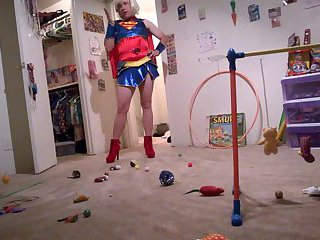 Supergirl Posing