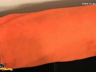 Teen Bailey Drinks Her Own Cum