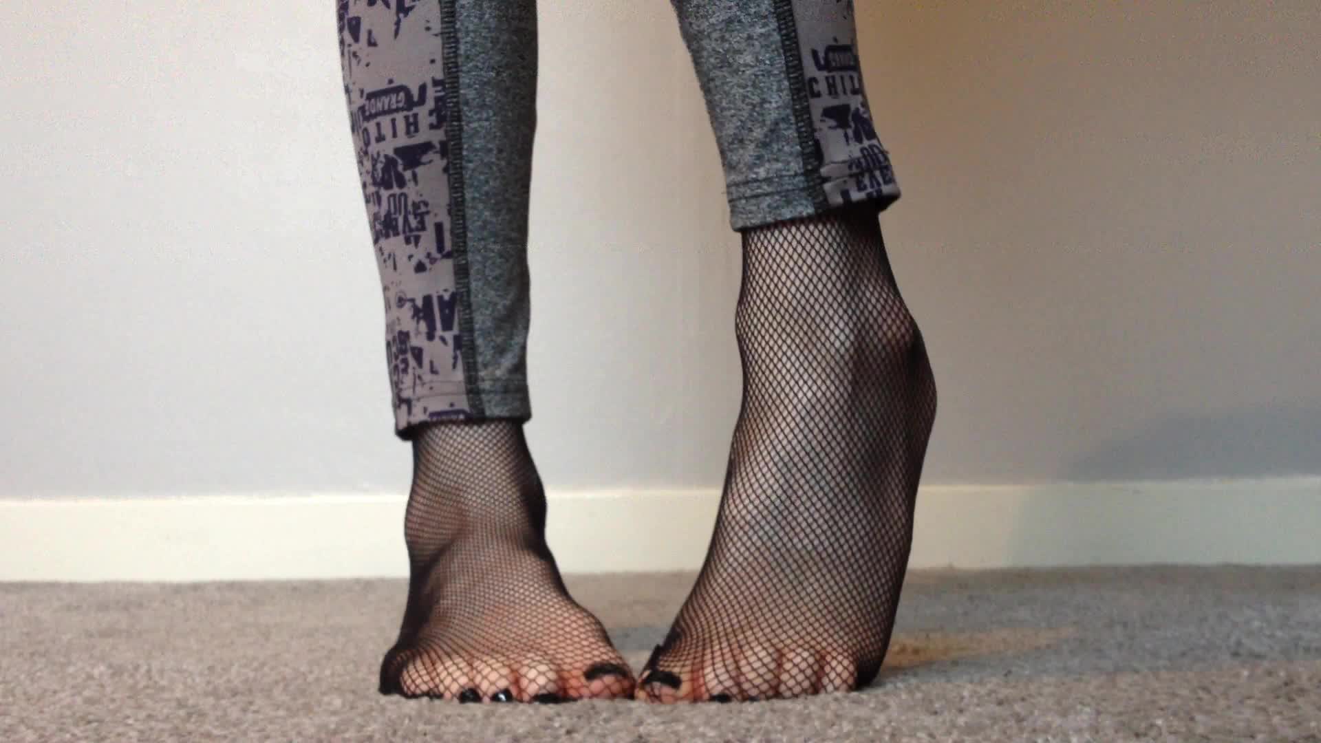 Fishnet Feet Soles And Toes AShemaletubecom