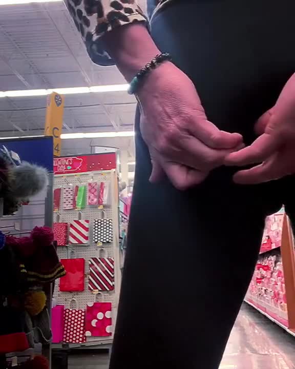 Walmart Tight Yoga Pants Fucking My Ass On A Public Sid