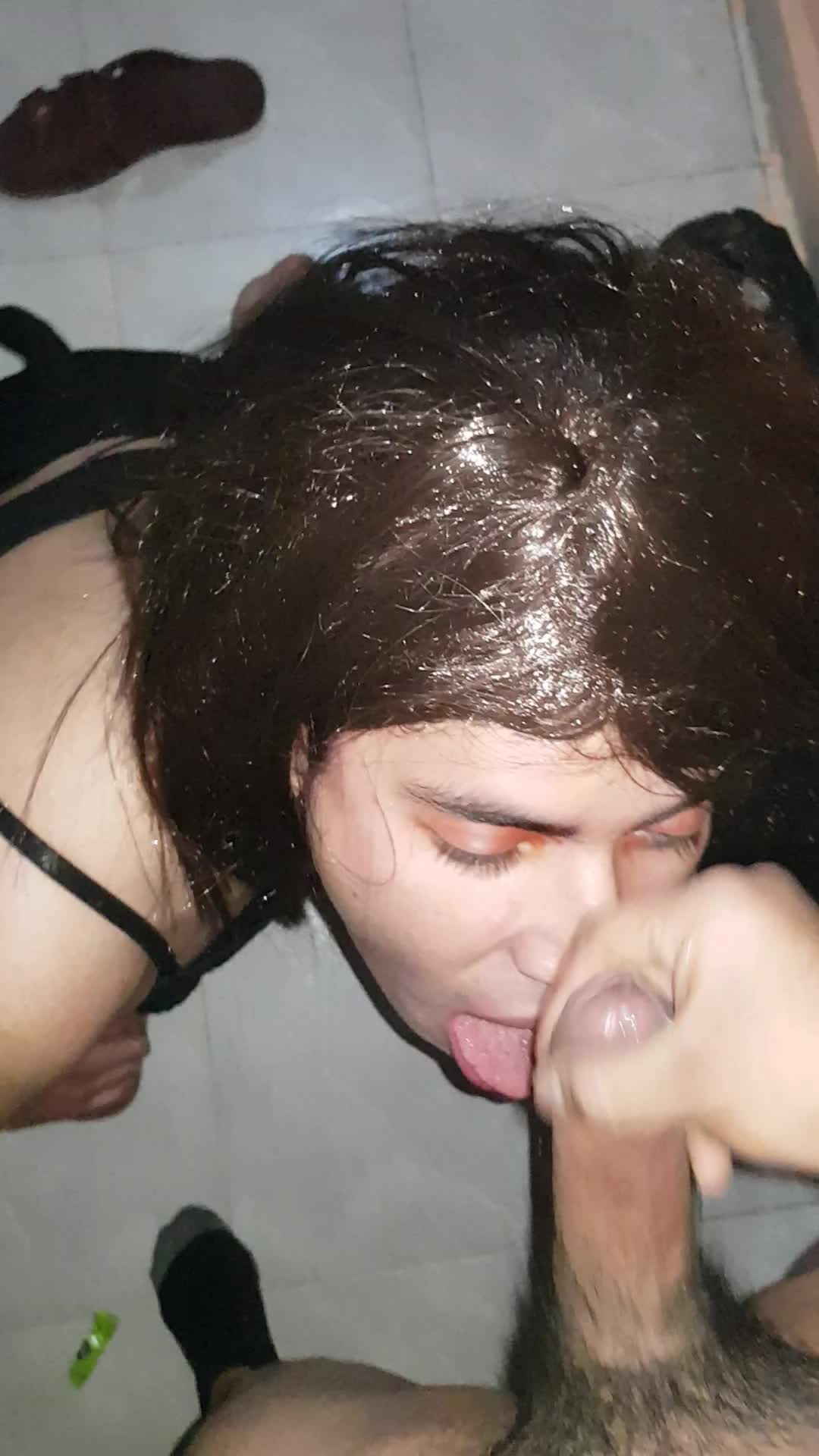 Mexican Crossdresser Slut Oral Sex Soy Travesti Mexicana 5010